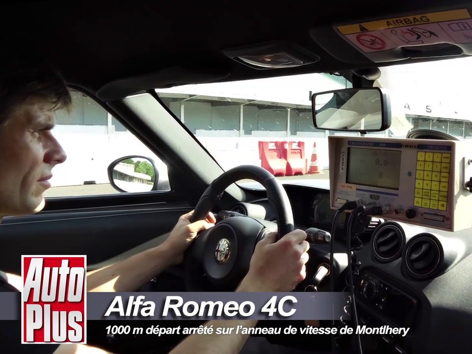 Alfa Romeo 4C - 1000m départ arrêté