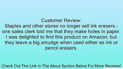 OfficemateOIC Achieva Pencil/Ink Erasers, 12 per Box (30242) Review