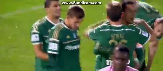 Karelis goal Panathinaikos vs Kerkyra Greece Super League 22-12-2014