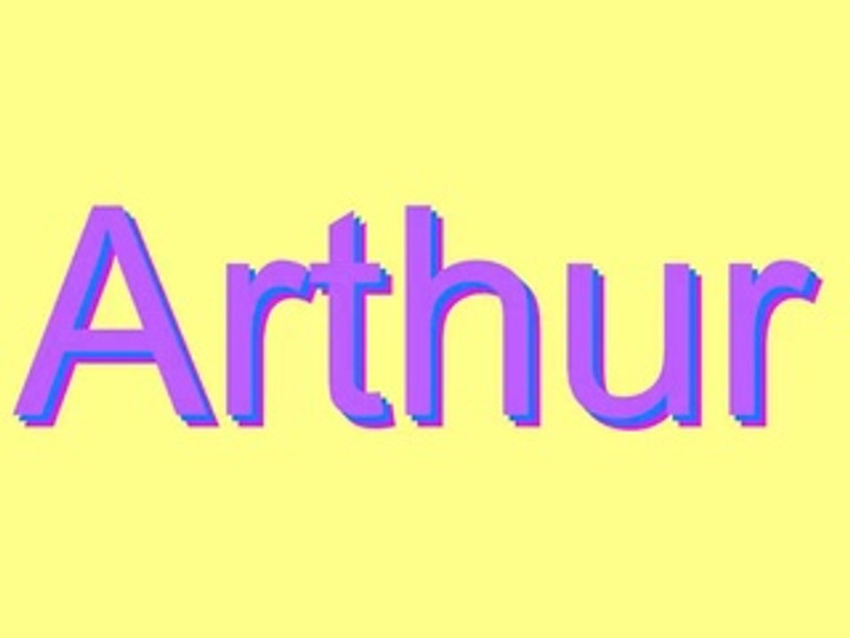 How to Pronounce Arthur