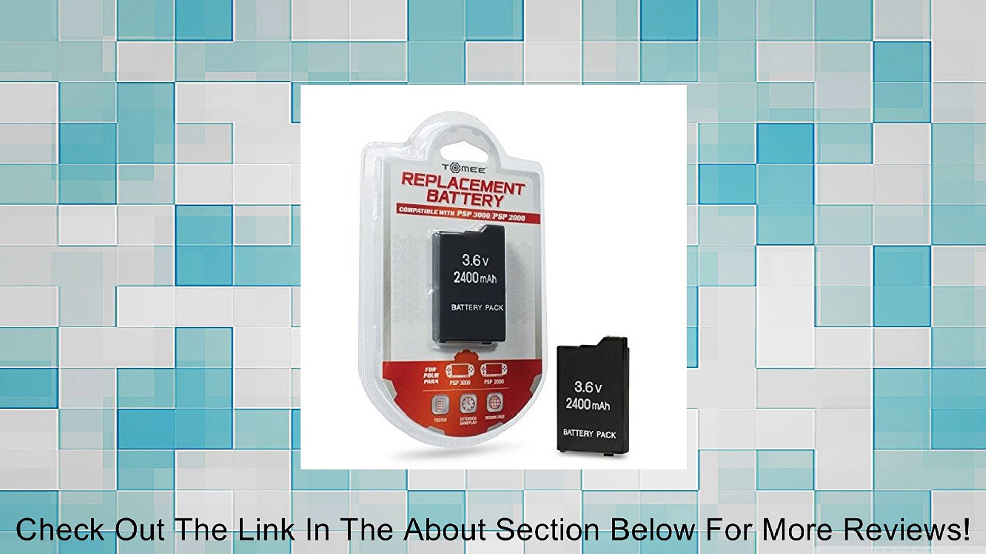 Tomee Replacement Battery For Psp 00 3000 Review Video Dailymotion