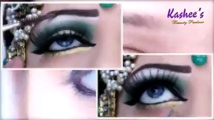 A GLIMPSE OF PEACOCK SHADE EYE MAKEUP