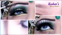 A GLIMPSE OF PEACOCK SHADE EYE MAKEUP