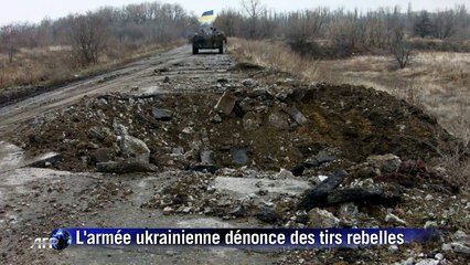 L'armée ukrainienne dénonce des tirs rebelles malgré la trêve