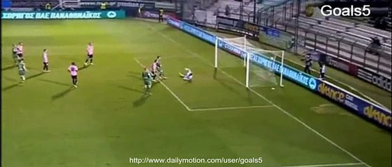 D Chouchoumis Goal Panathinaikos vs Kekyra 2-0 Greece Super League 22-12-2014