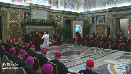 Le pape épingle la curie dans un discours d'une rare sévérité
