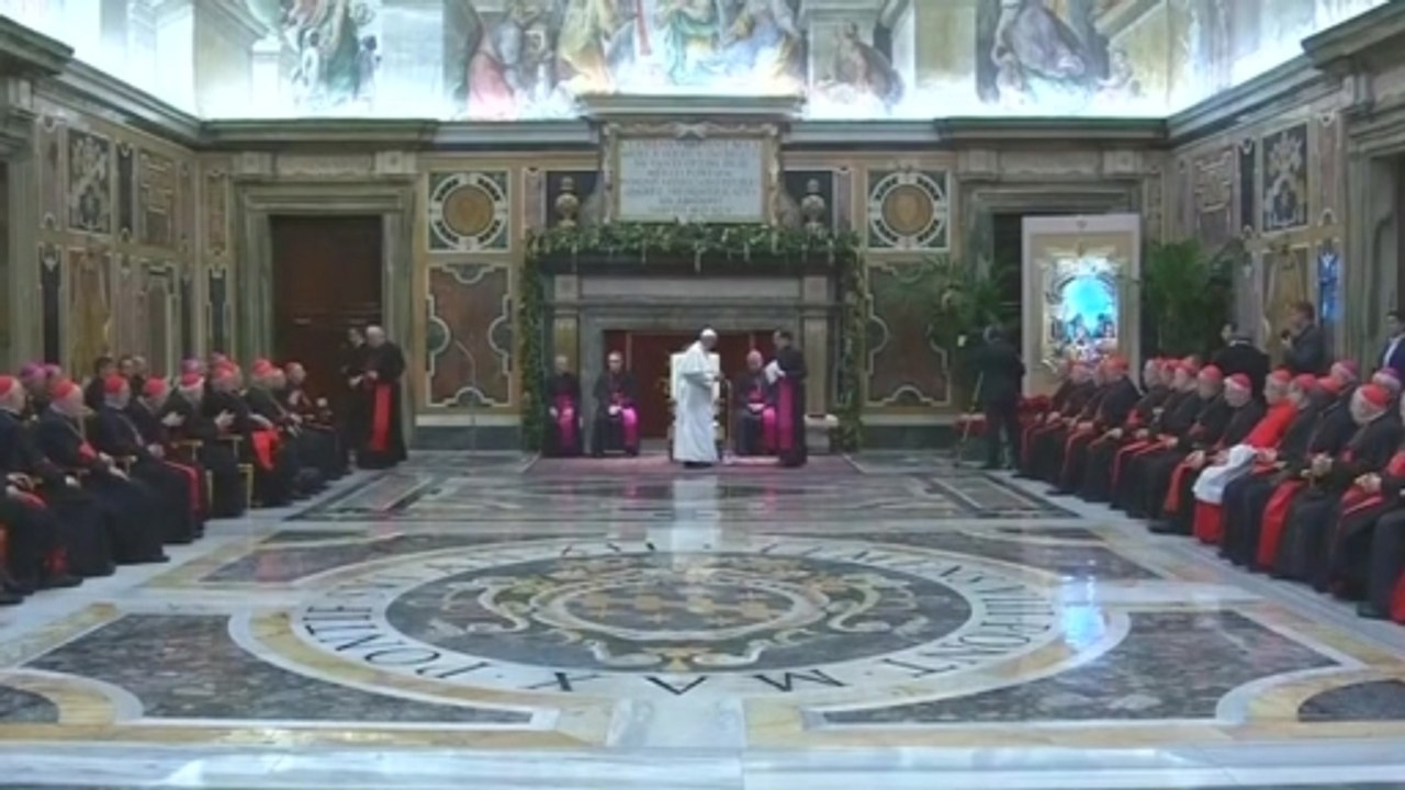 Pope Francis calls gossip sickness of "cowards"