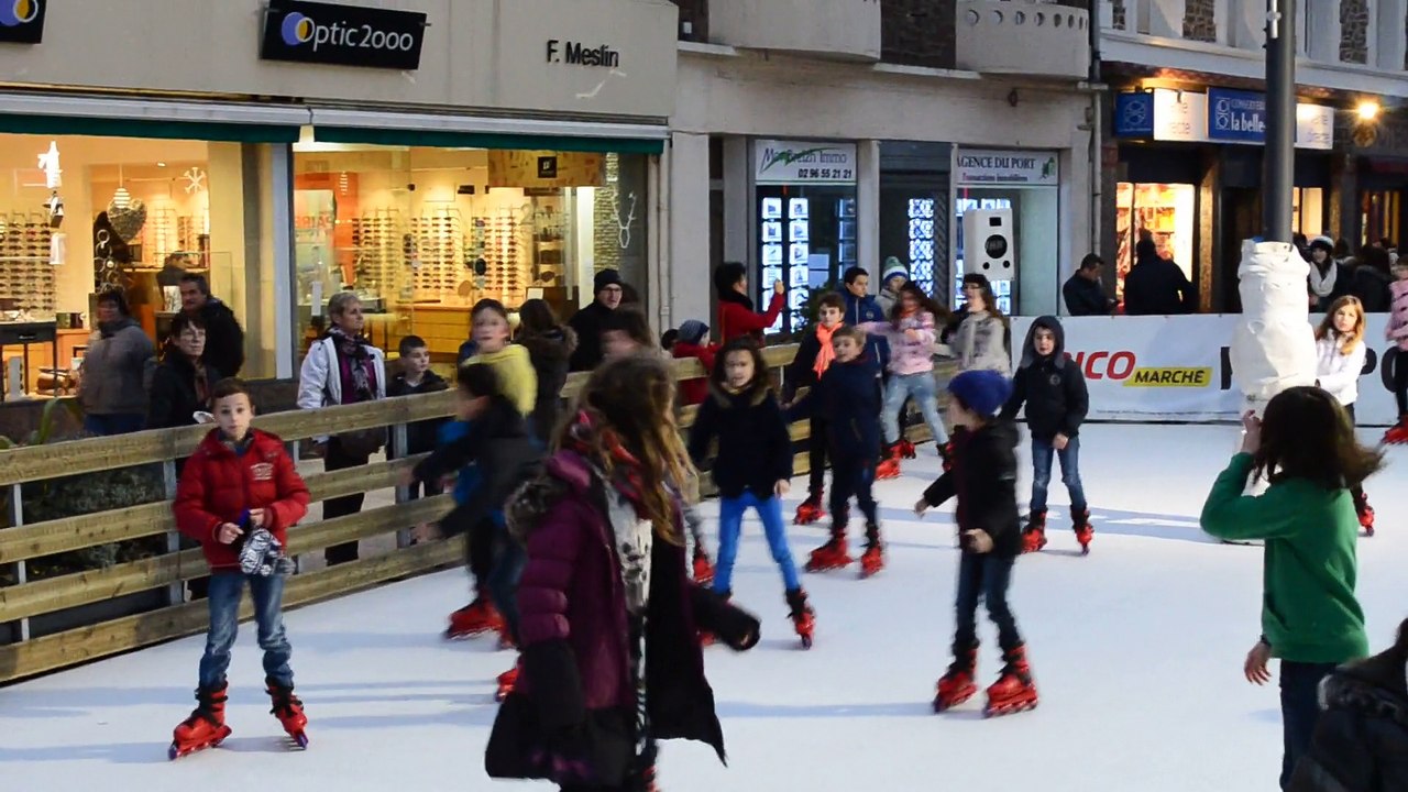 Anniversaire de Valentine sur la patinoire.