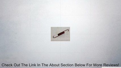 Dexter 04601800 Adjuster Screw Spring Review