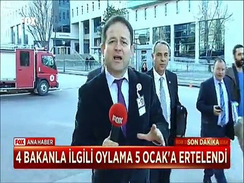 4 Eski Bakanla Yüce Divan Oylaması 5 Ocak 2015 tarihine ertelendi