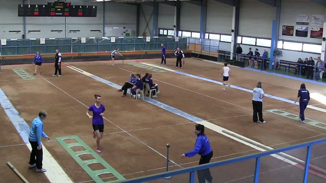 Premier tour, tir progressif, Fontaine contre Saint-Vulbas, Sport Boules, J3 Elite Féminine 2014 2015