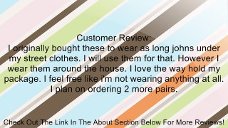 N2N Bodywear UN9 - Cotton Long John Pants-Heather-XLarge Review
