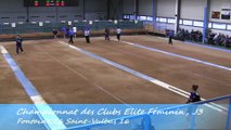 Quatrième tour, Fontaine contre Saint-Vulbas, Sport Boules, J3 Elite Féminine 2014 2015