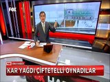 Türkiye'den kar manzaraları Kar yağdı Çiftetelli oynadılar