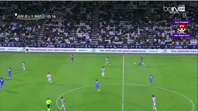 تصدي بوفون الرائعه اما هيجوايين في نهائي كاس السوبر الايطالي