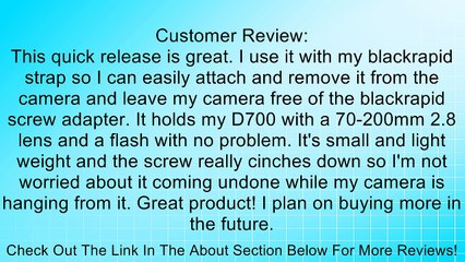 SunwayFoto DDC-26 Screw-Knob Clamp Review