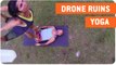 Drone Crashes Yoga Group | Downward Drone
