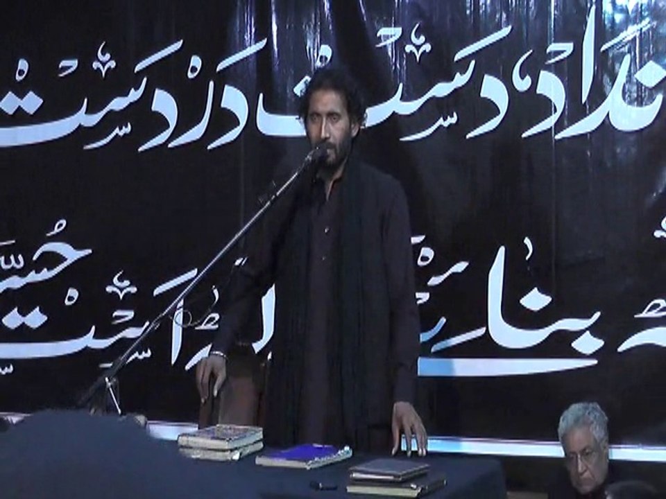 Zakir Habib Raza Haidri 6 Muharram 1436 - at Imambargah Najaf Manzil, Mozang Lahore