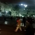 Manifestantes de #LeyPulpín  atacan a grupo de policías en Plaza San Martín
