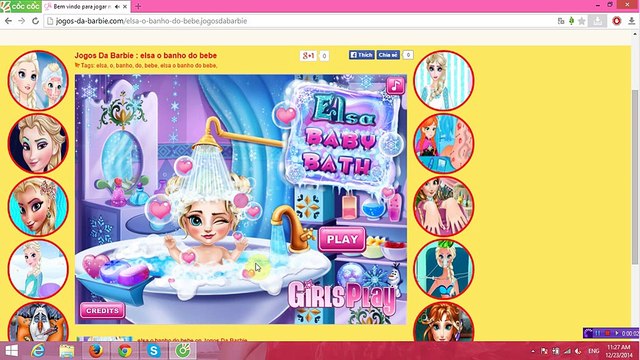 Jogar Elsa o banho do bebe em Jogos Da Barbie