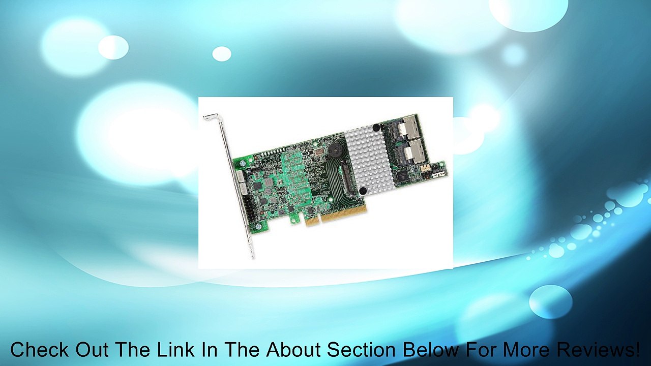 LSI Logic Megaraid Eight-Port 6Gb/s PCI Express 3.0 SATA+SAS RAID Controller LSI00330 Review