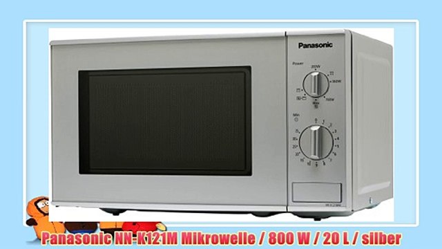 Panasonic NN-K121M Mikrowelle / 800 W / 20 L / silber