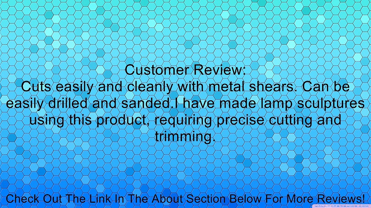 2 Thick Flexible Lightweight 25x23x1/16 Translucent Polyethylene Plastic Stencil Template Sheet Review