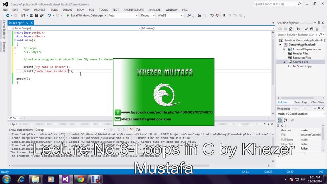 Lecture No.6 Introduction to Loops, (Without Voice)