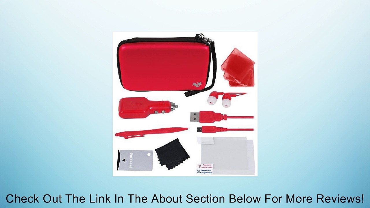 Nintendo 3DS XL Deluxe 12-in-1 Accessory Travel Pack / Case for the New 3ds Xl Console: Red Review