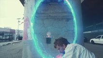 Portal Trick Shots - Hilarious Basketball shots using portal guns (Stargate weapons)