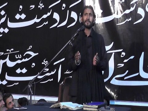 Zakir Habib Raza Haidri 7 Muharram 1436 - at Imambargah Najaf Manzil, Mozang Lahore