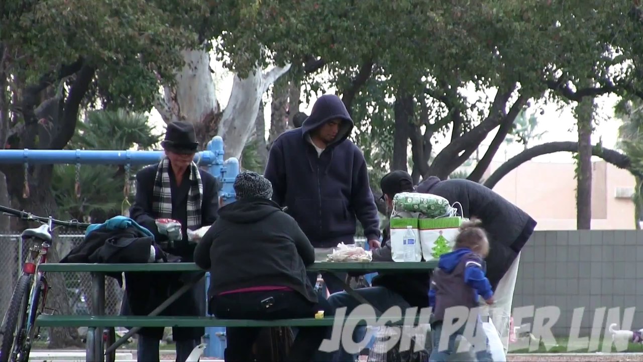 Give $100 to a homeless Man and follow him to watch how he Spends money!