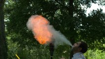 Fire Breathing in Slow Motion is epic and glorious!