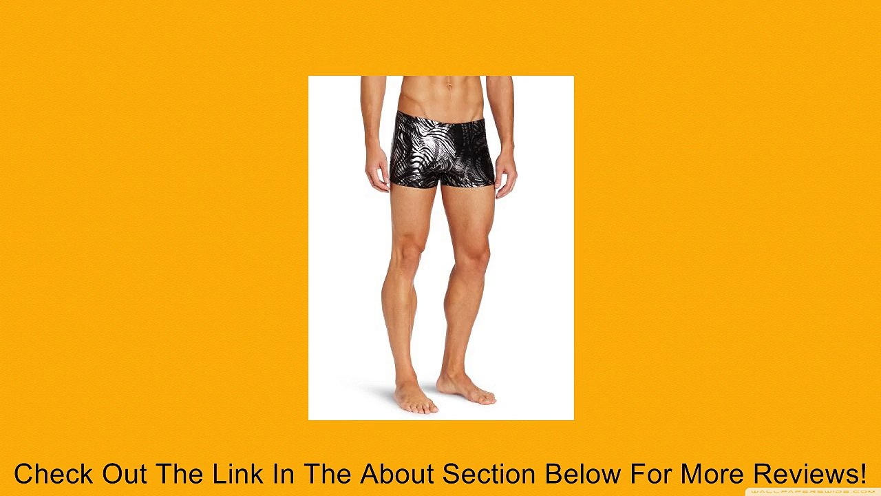 The Finals Men's Zebra Shine Square Leg Swimwear Review