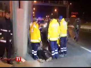 Avcılar'da feci kaza: 1 ölü, 1 ağır yaralı