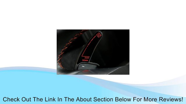 Red Steering Wheel DSG Handle Extension Shifter Gear Switch Covers Case Set for Volkswagen Golf R GTI R32 R20 Scirocco Eos Jetta Sportline Passat Variant V6 4Motion R36 Review