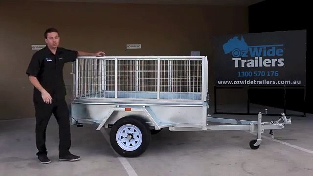 6x4 Single Axle Box Trailer - Oz Wide Trailers