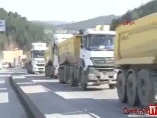 İstanbul'da kamyon eylemi alarmı: Polis harekete geçti