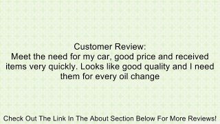 Genuine Hyundai Oil Pan Drain Plug Gasket, 21513-23001, Pack of 10 Review