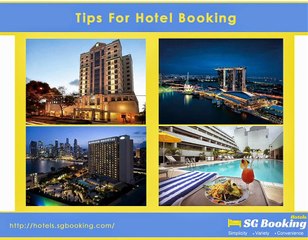 Tips For Hotel Booking