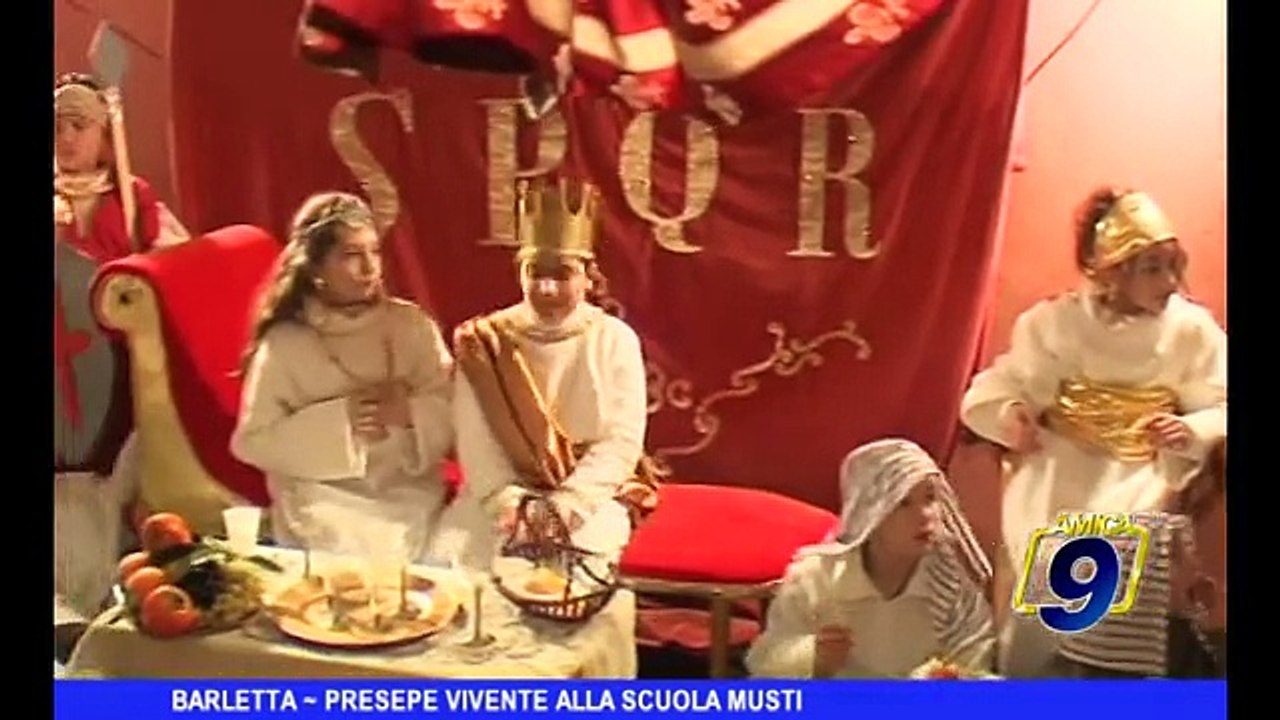 BARLETTA | Presepe Vivente alla scuola Musti