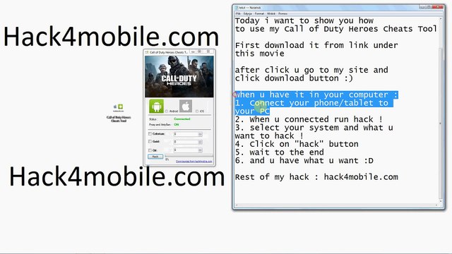 Call of Duty Heroes Hack Cheats Tool (Android & iOS) (new Update)