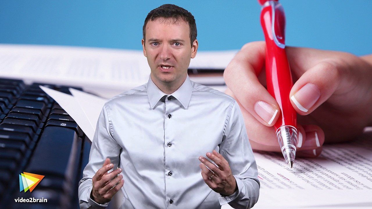 Relecture et correction professionnelles de textes : trailer | video2brain.com