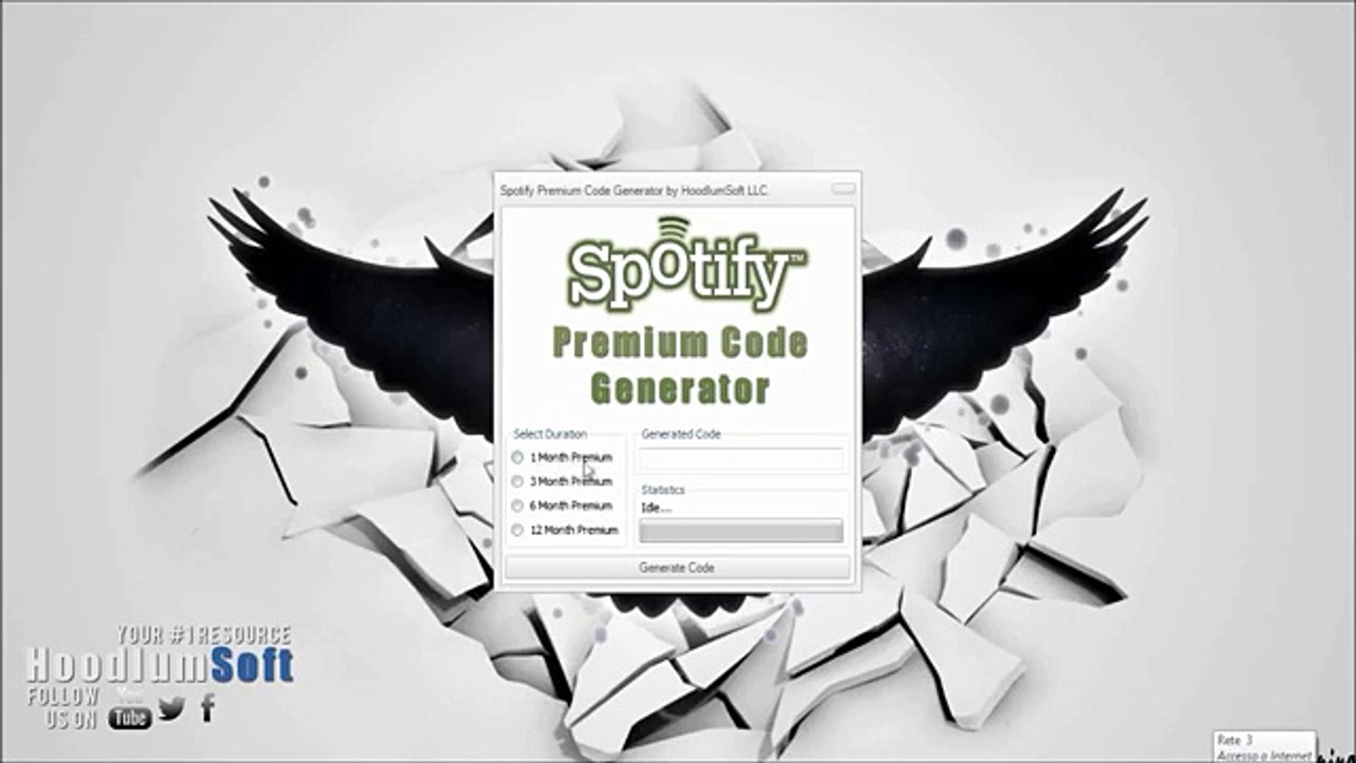 Spotify Premium code generator