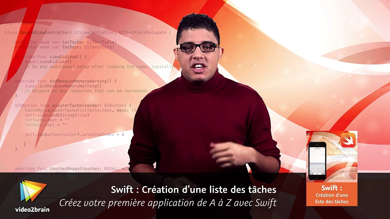 Swift : Création d'une liste des tâches : trailer | video2brain.com