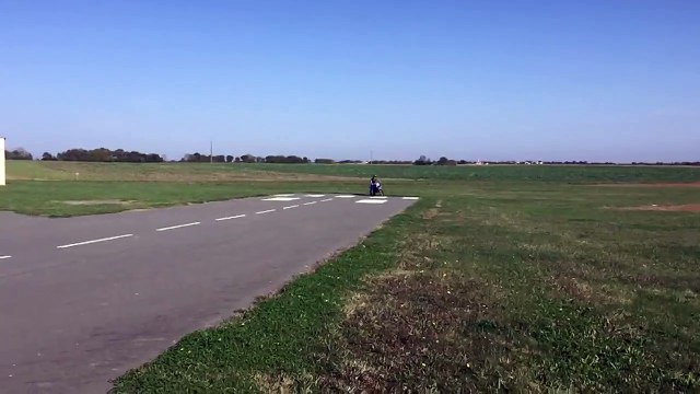 85 YZ wheelies crash