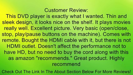 Sylvania SDVD1602 Auto Load Compact Progressive Scan SDVD Player Review