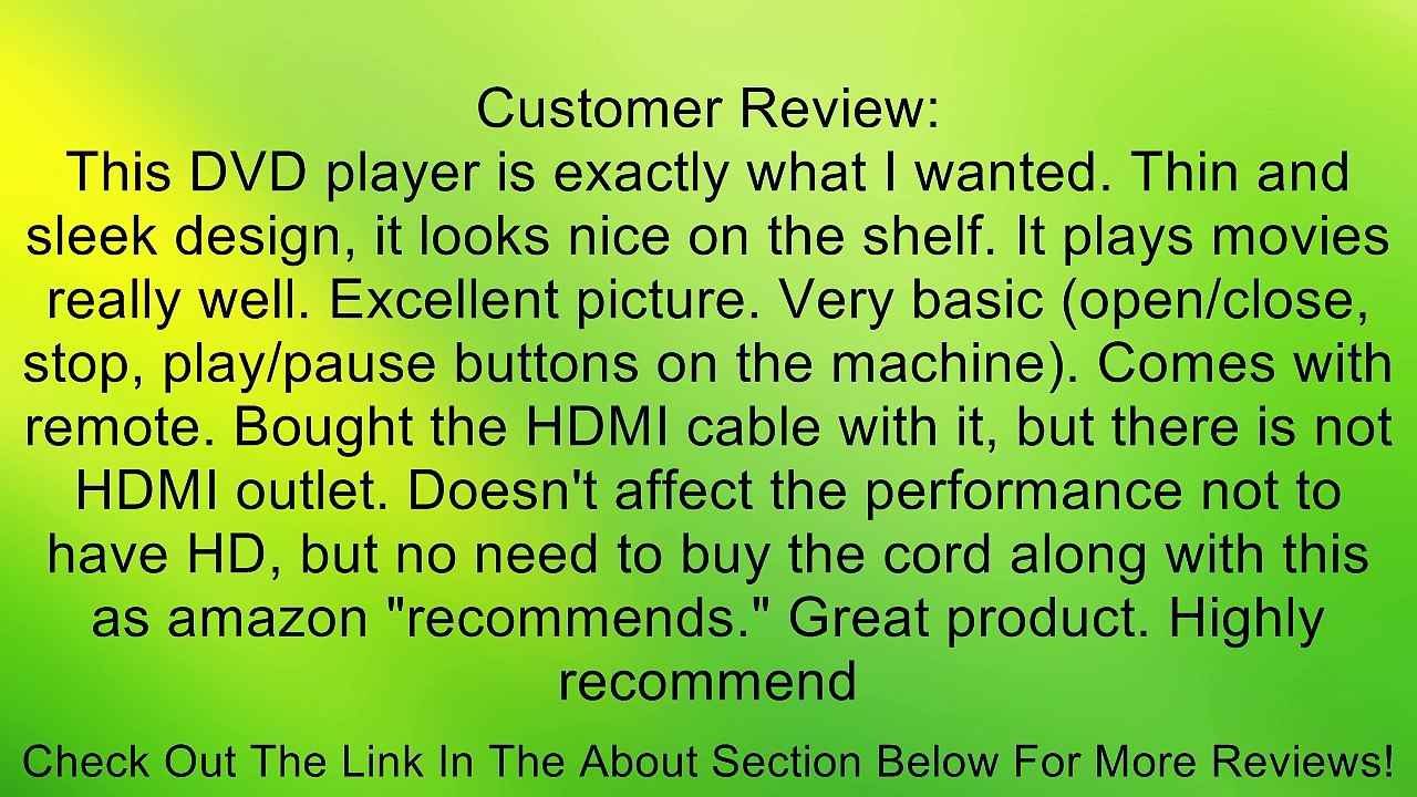 Sylvania SDVD1602 Auto Load Compact Progressive Scan SDVD Player Review