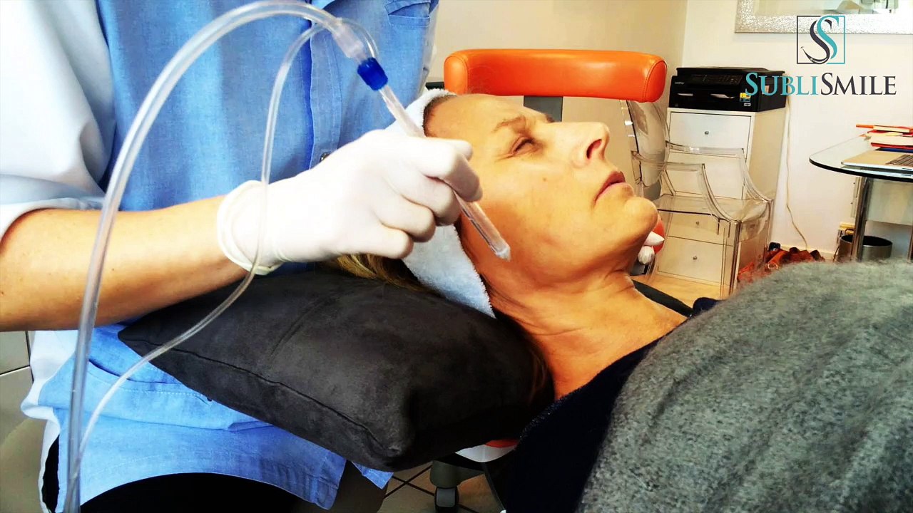 Déroulement d'une séance de barophorèse