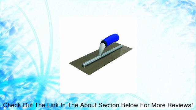 Bon 83-208 13-Inch by 5-Inch Stainless Steel Plastering Trowel with Long Shank and Comfort Grip Handle Review